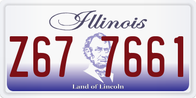 IL license plate Z677661