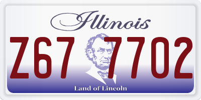 IL license plate Z677702