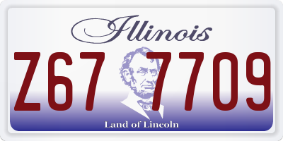 IL license plate Z677709