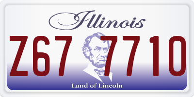 IL license plate Z677710