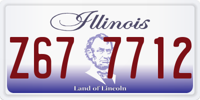 IL license plate Z677712