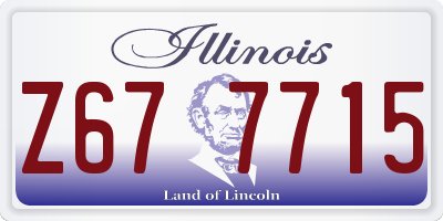 IL license plate Z677715