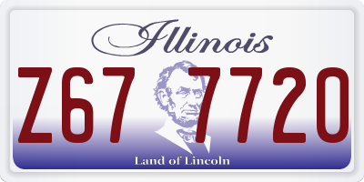 IL license plate Z677720