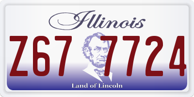IL license plate Z677724