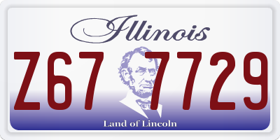 IL license plate Z677729