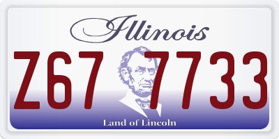 IL license plate Z677733