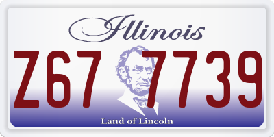 IL license plate Z677739