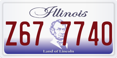 IL license plate Z677740