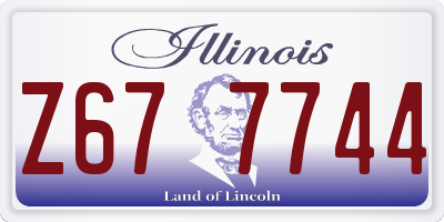 IL license plate Z677744