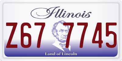 IL license plate Z677745