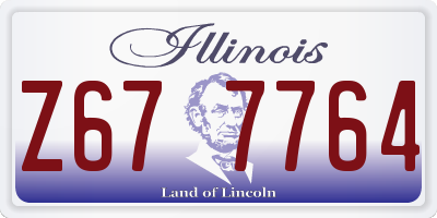 IL license plate Z677764