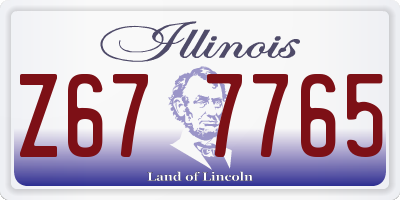 IL license plate Z677765