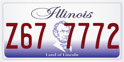 IL license plate Z677772