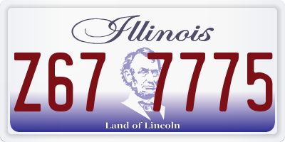 IL license plate Z677775