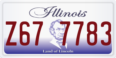 IL license plate Z677783
