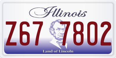 IL license plate Z677802