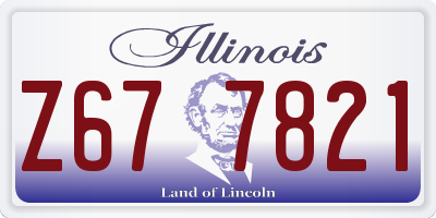 IL license plate Z677821