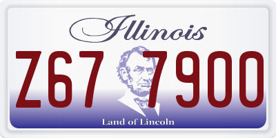 IL license plate Z677900