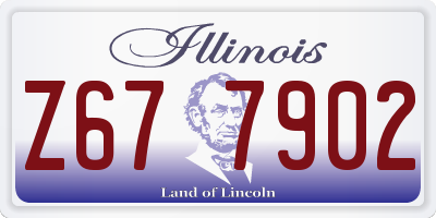 IL license plate Z677902
