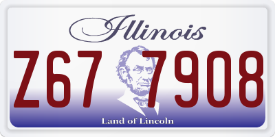 IL license plate Z677908
