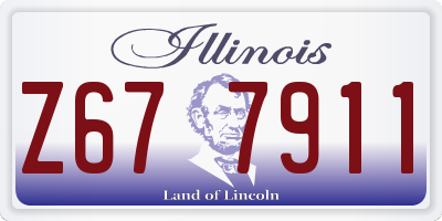 IL license plate Z677911