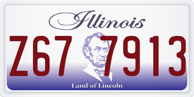 IL license plate Z677913