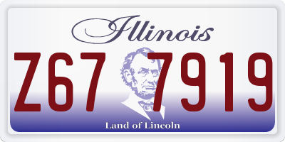 IL license plate Z677919