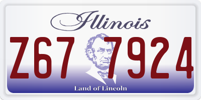 IL license plate Z677924