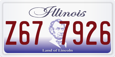 IL license plate Z677926