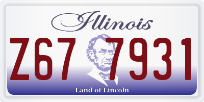 IL license plate Z677931