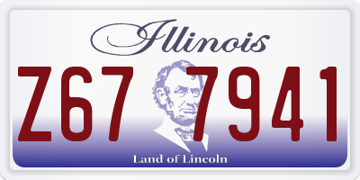 IL license plate Z677941