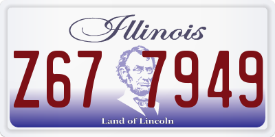 IL license plate Z677949