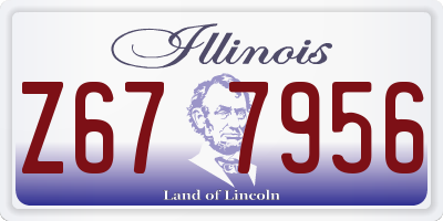 IL license plate Z677956
