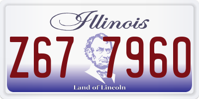 IL license plate Z677960