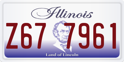 IL license plate Z677961