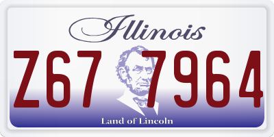 IL license plate Z677964