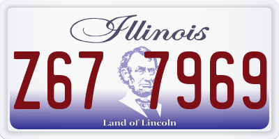 IL license plate Z677969