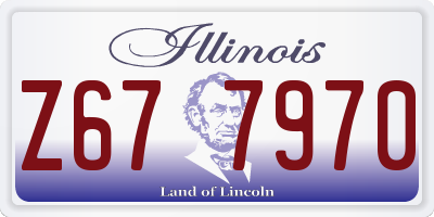 IL license plate Z677970