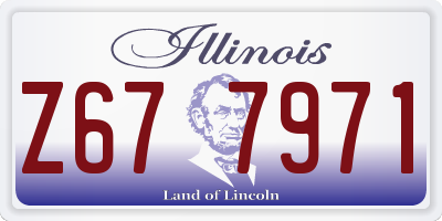 IL license plate Z677971