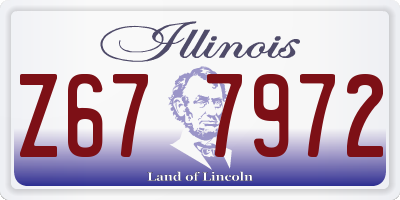 IL license plate Z677972