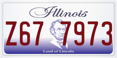 IL license plate Z677973