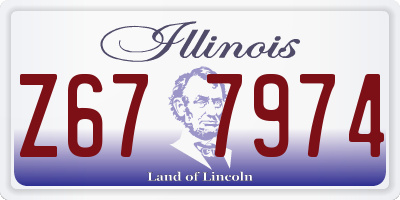 IL license plate Z677974