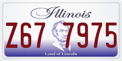 IL license plate Z677975