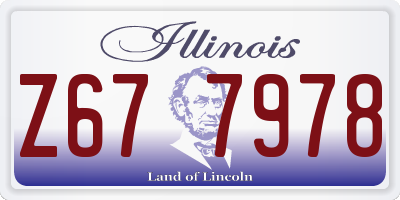 IL license plate Z677978