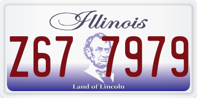 IL license plate Z677979