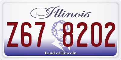 IL license plate Z678202
