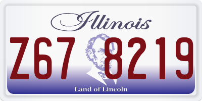IL license plate Z678219