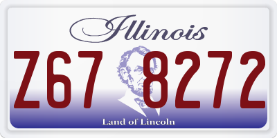 IL license plate Z678272