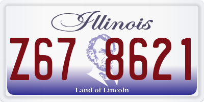 IL license plate Z678621