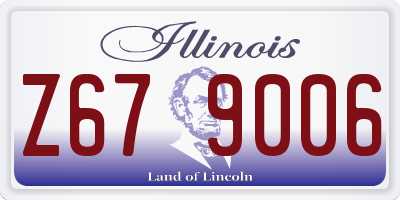 IL license plate Z679006